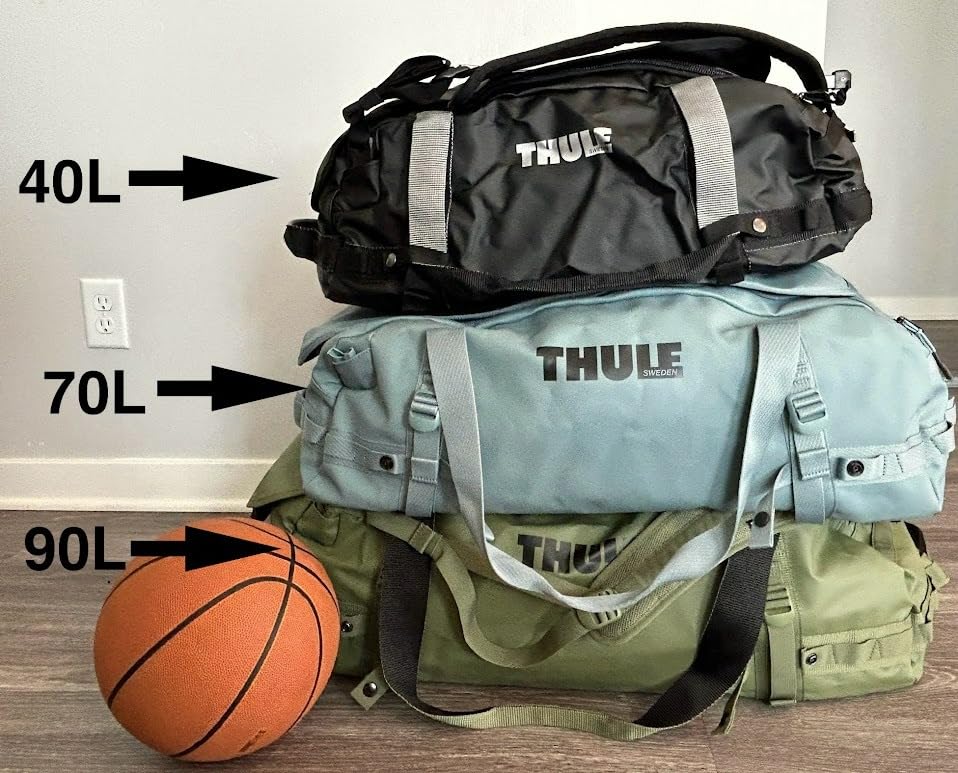 Thule Chasm Duffel bag, Weather-resistant materials, Easy packing, Converts to backpack, Internal pockets, Travel-ready customer photo 2