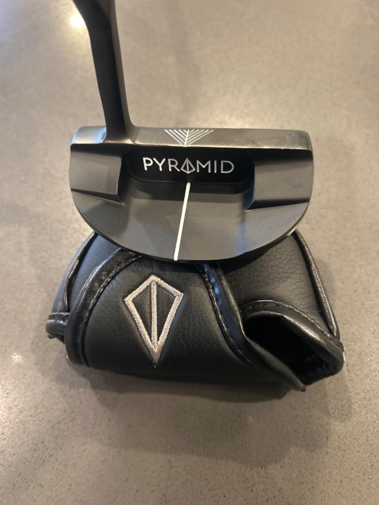 Pyramid Golf Putter for Improved Accuracy & Consistency – Gear Effect Grooves, High MOI, Precision Milled Face, Soft Feel Grip, Forgiveness on Mishits, Free Head Cover, Ideal for Inconsistent Stroke customer photo 2