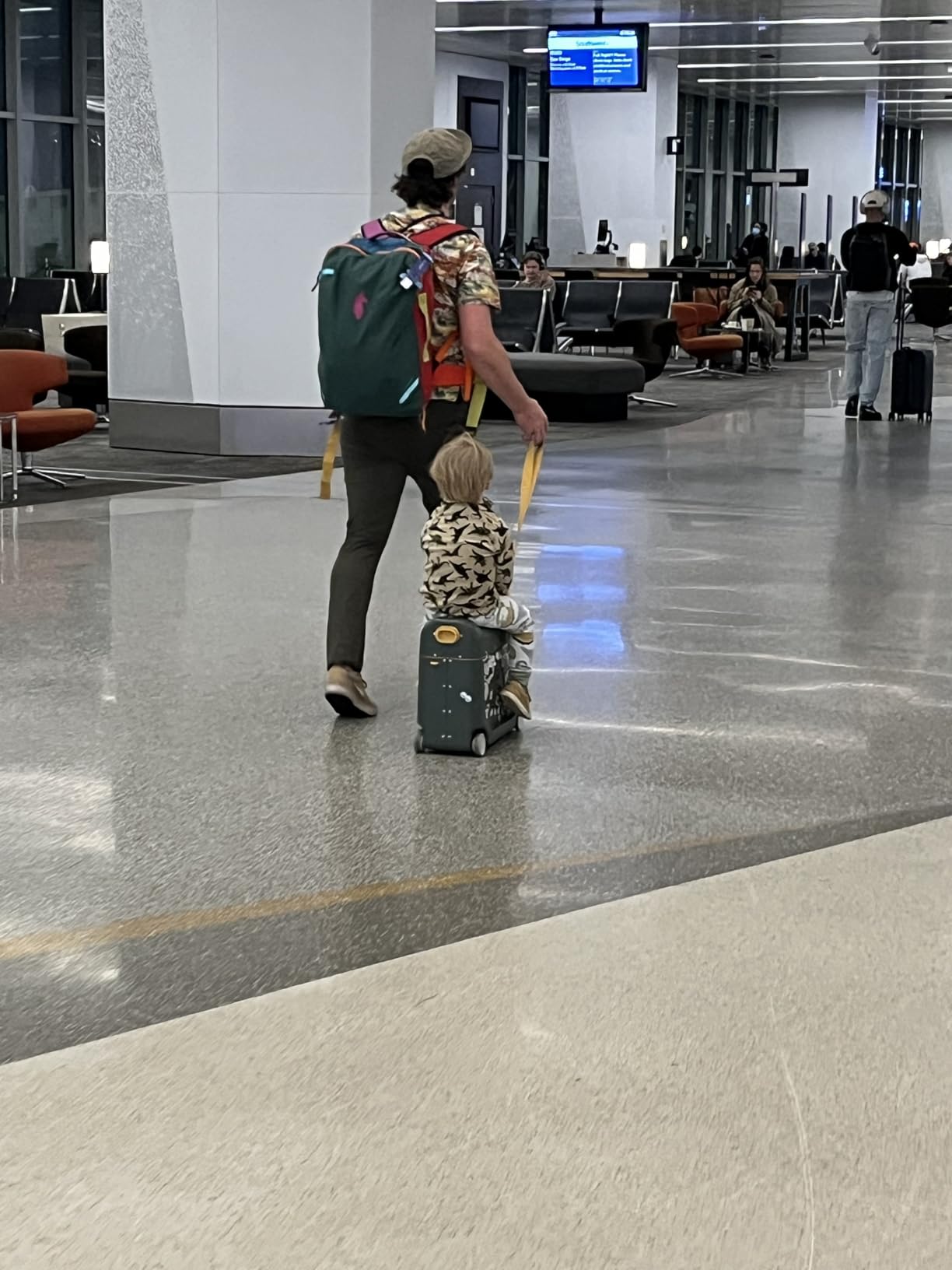 JetKids BedBox by Stokke - Ride-On Suitcase for Kids 2-7 Yrs Old (Coral Pink) customer photo 2
