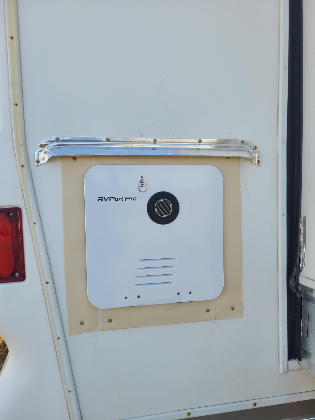 RV Tankless Water Heater, Propane, Black Door, Remote, 12V DC | For RV Family & Camper, High-Altitude Performance, CSA Certified, Remote Temperature Control customer photo 2