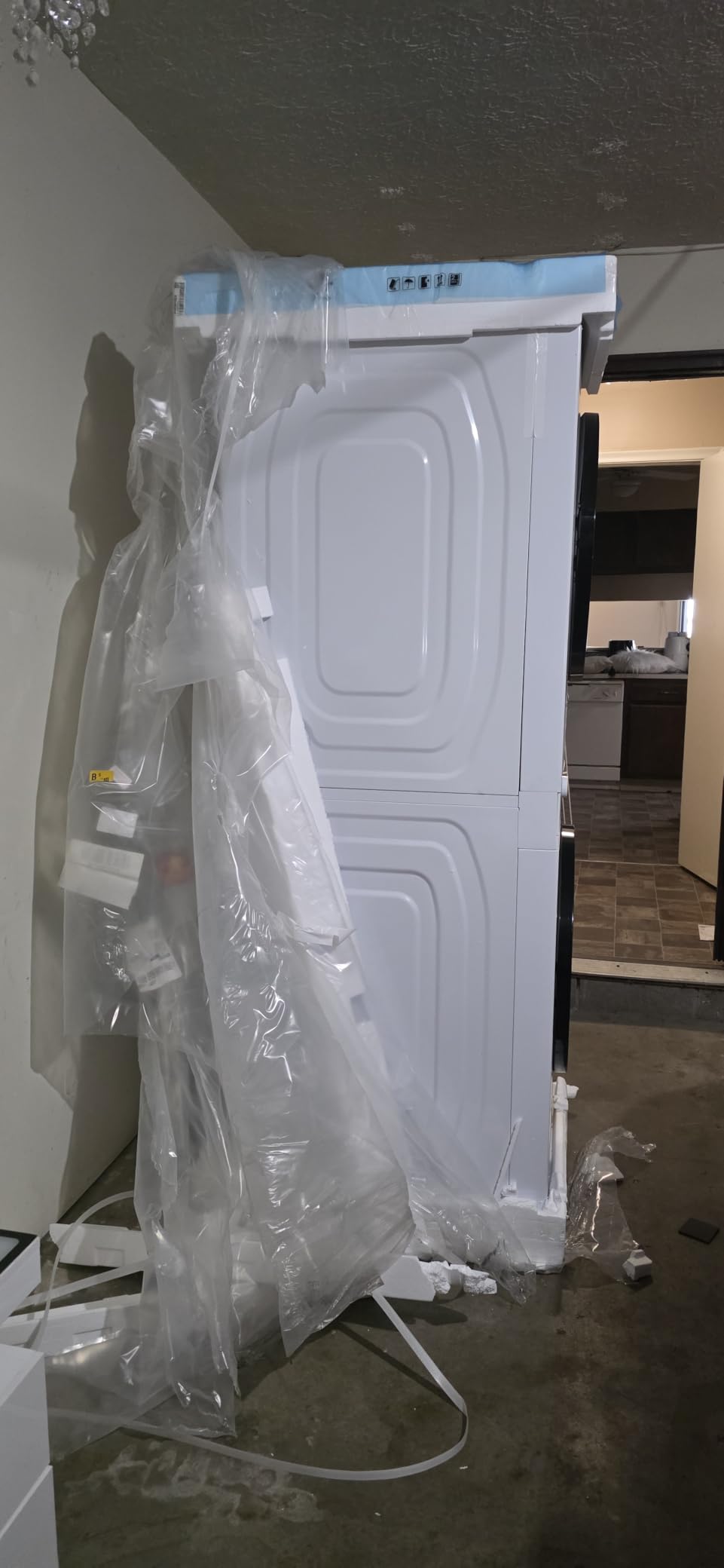 Samsung Bespoke AI Laundry Hub™ Large Capacity 4.6 cu. ft. Single Unit Washer with Steam Wash and 7.6 cu. ft. Electric Dryer in White, WH46DBH100EWA3 customer photo 2