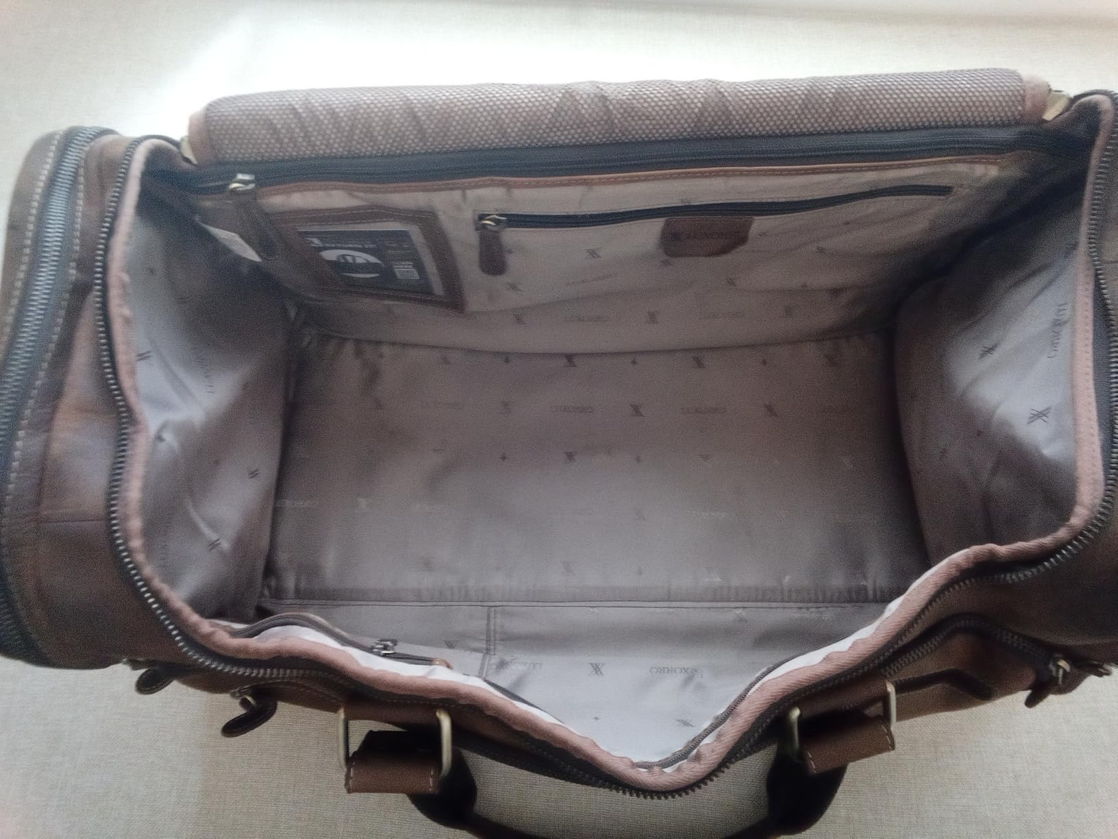 Full Grain Leather Duffle Bag for Men | TSA Approved 22x14x9 Carry On Luggage | 22 Inch, 45L Capacity | Overnight Weekender & Travel Duffel | Dark Brown customer photo 2