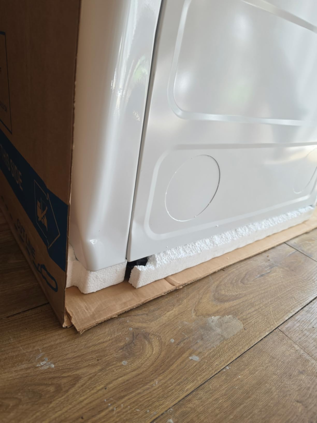 GE GTD48GASWWB 7.2 cu. ft. Gas Dryer with Up to 120 ft. Venting and Extended Tumble – White customer photo 1