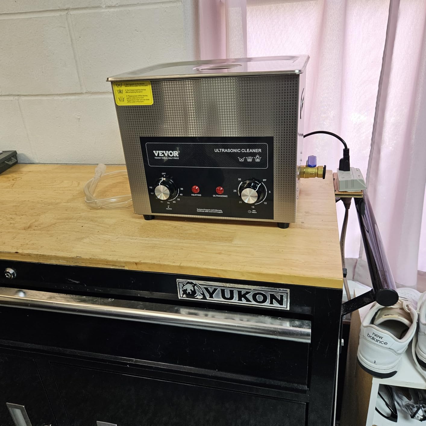 VEVOR 6L Ultrasonic Cleaner with Heater Timer & Basket, Professional Digital Sonic Cavitation Machine, 180W Cleaning Machine for Watch Instruments, Glasses, Coin, Metal Parts, Tool customer photo 2