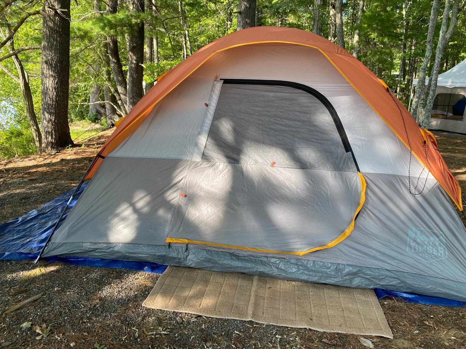 8 Person Family Camping Tent with Screen Porch | Double Layer All-Weather Resistant Big Tunnel Tent with Rainfly Carry Bag, Large Tent for Outdoor Party 20ft x 8ft x 76in customer photo 2