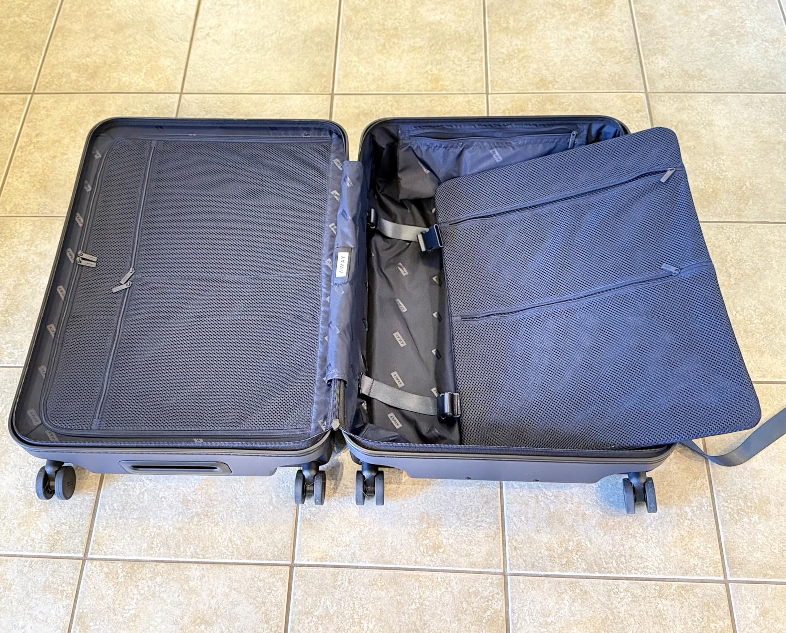 Away Medium Checked Luggage, 26-inch Lightweight Hardside Spinner Suitcase customer photo 2