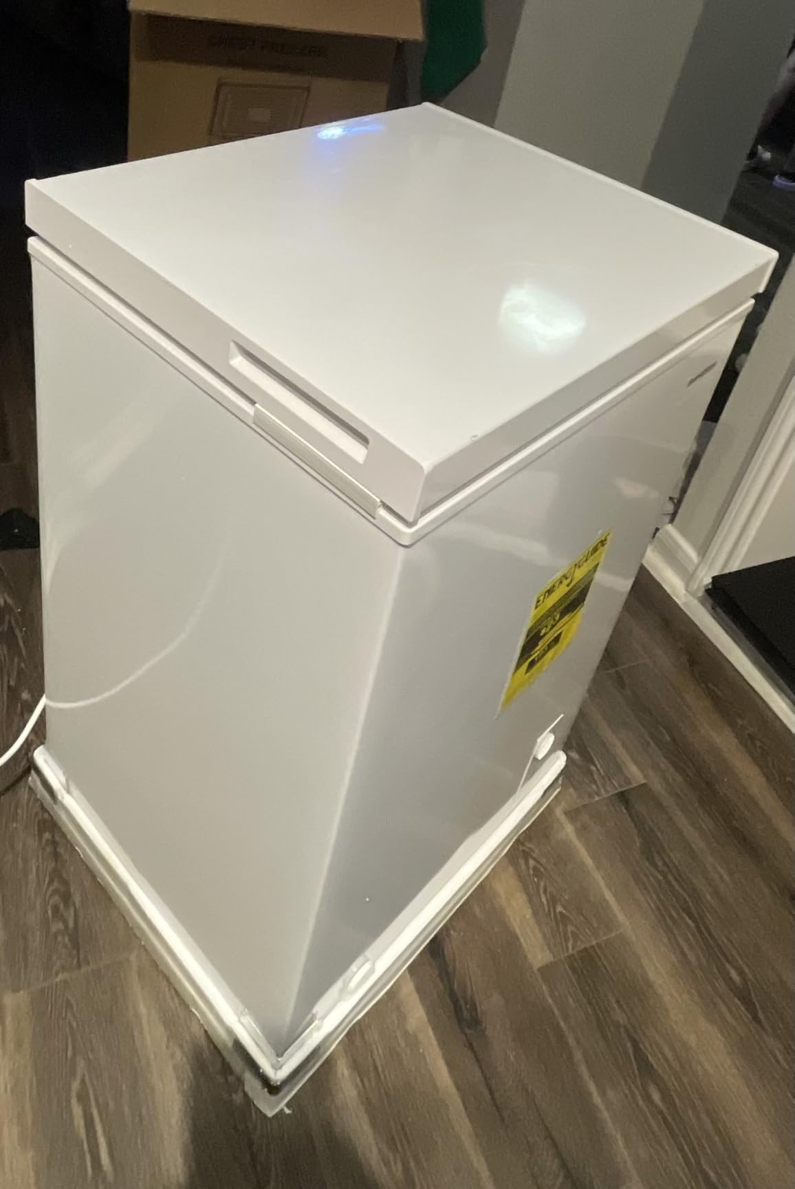 BANGSON 5.0 Cu.Ft Chest Freezer for Apartment, White customer photo 1