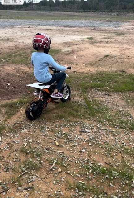 Blitzshark 36V 650W Kids Electric Dirt Bike, Dual Disc Brakes customer photo 2