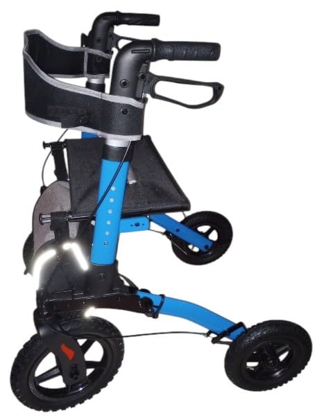 Vive All-Terrain Rollator Walker with 12” Pneumatic Wheels - Padded Seat customer photo 1