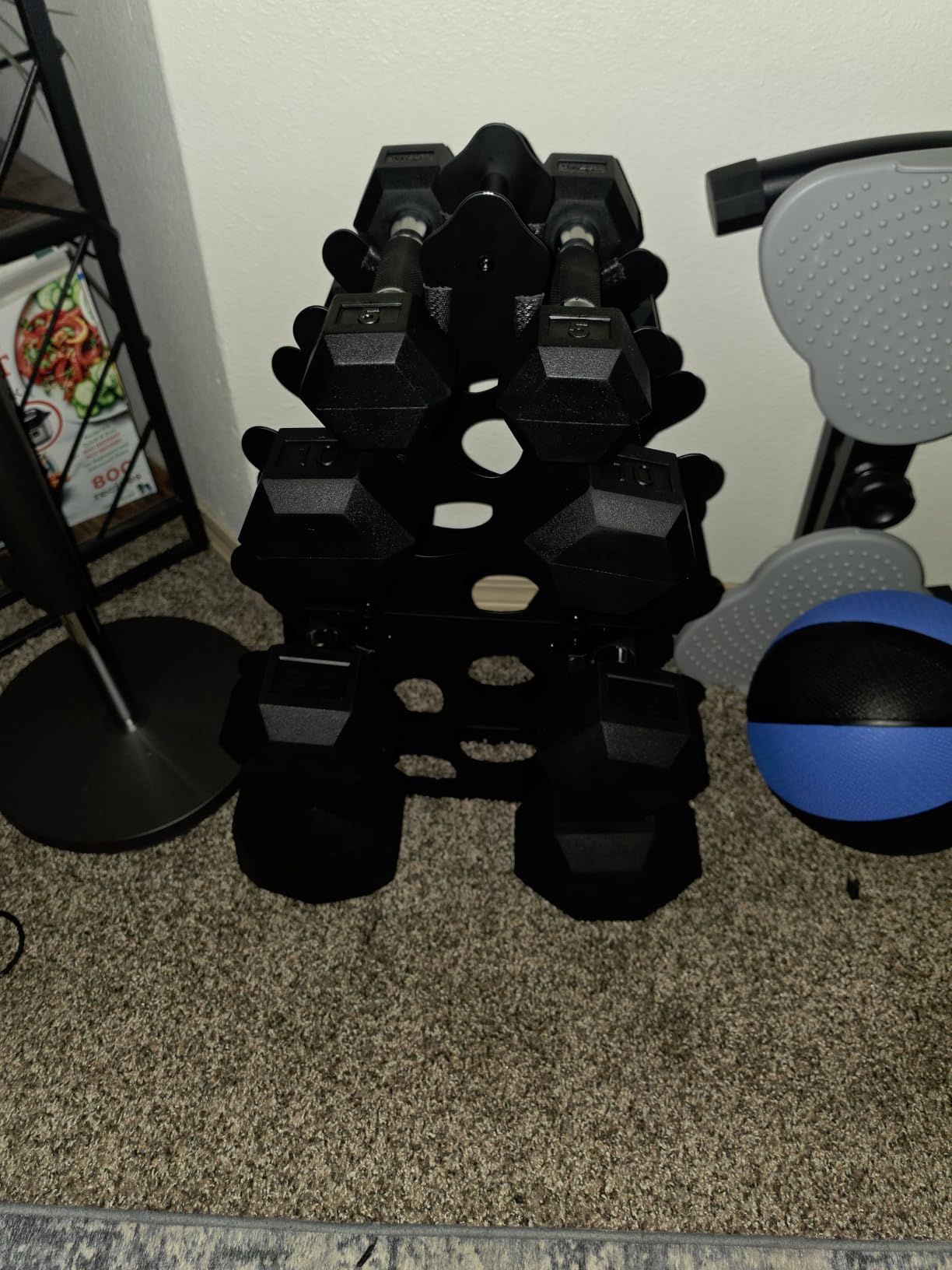 4 Tier Dumbbell Rack, Weight Rack For Home Gym, Dumbbell Stand for Free Weights customer photo 1
