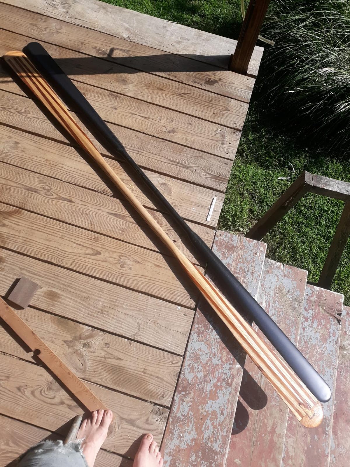 Greenland Paddle Full Carbon, Adjustable Greenland Kayak Paddle customer photo 2