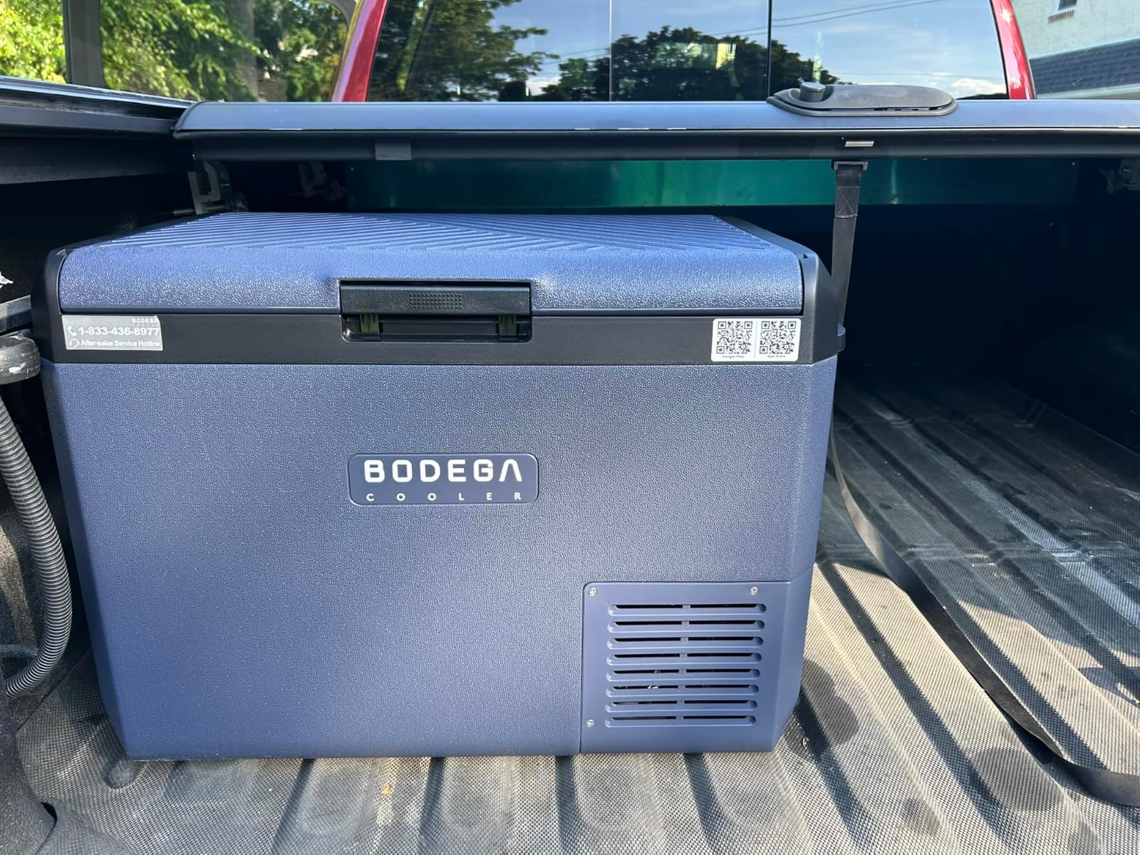 BODEGA 12v Car Refrigerator, 63QT(60L) IPX4 Waterproof Electric Cooler, APP Control Car Fridge with 12/24V DC 110-240V AC, -4℉~68℉, Portable Freezer for Truck Van RV Camping, Travel,Home customer photo 1