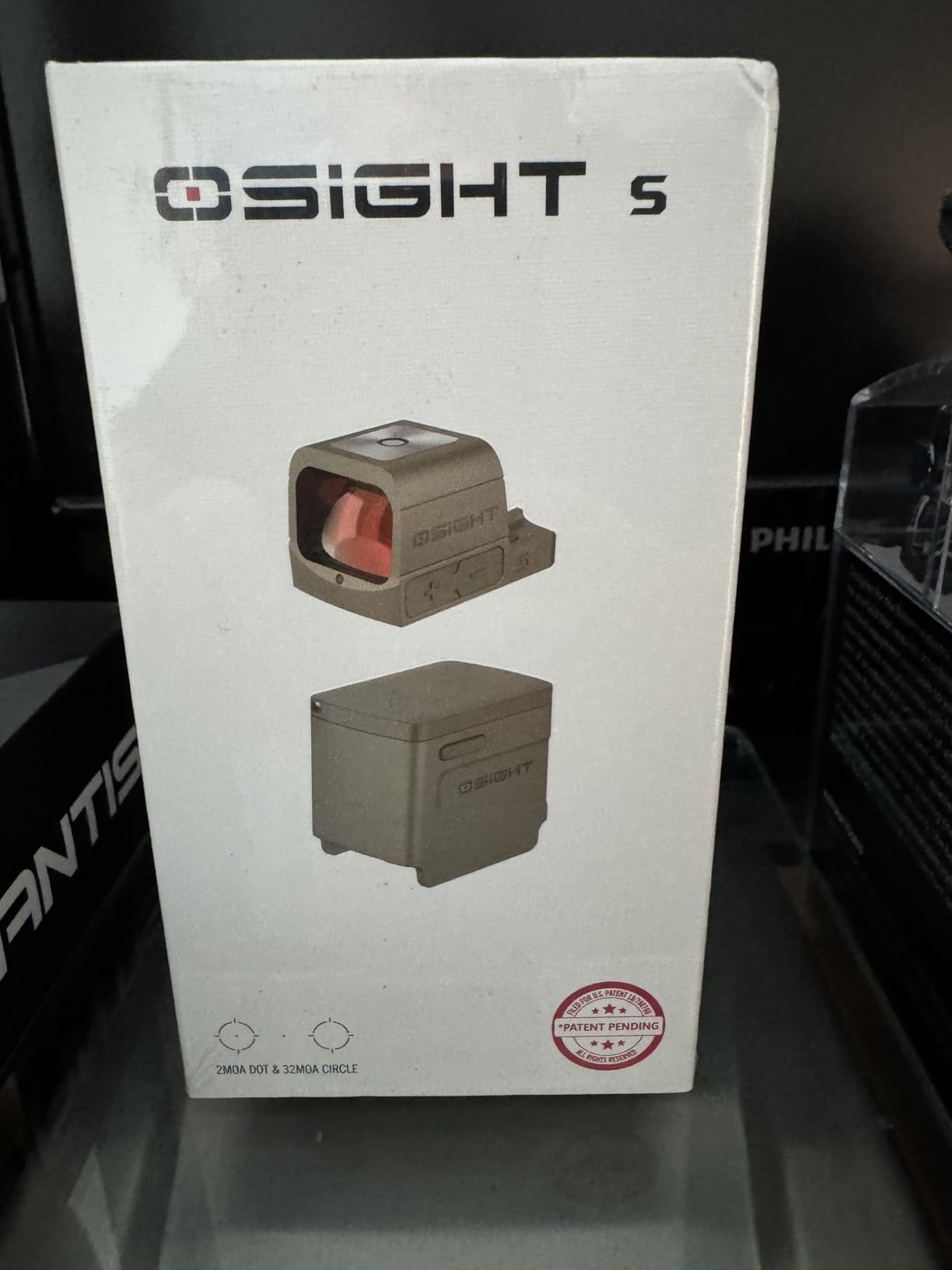 OSIGHT S Enclosed Red Dot Sight, 2&32 MOA Multi-Reticle, RMSc Footprint customer photo 2