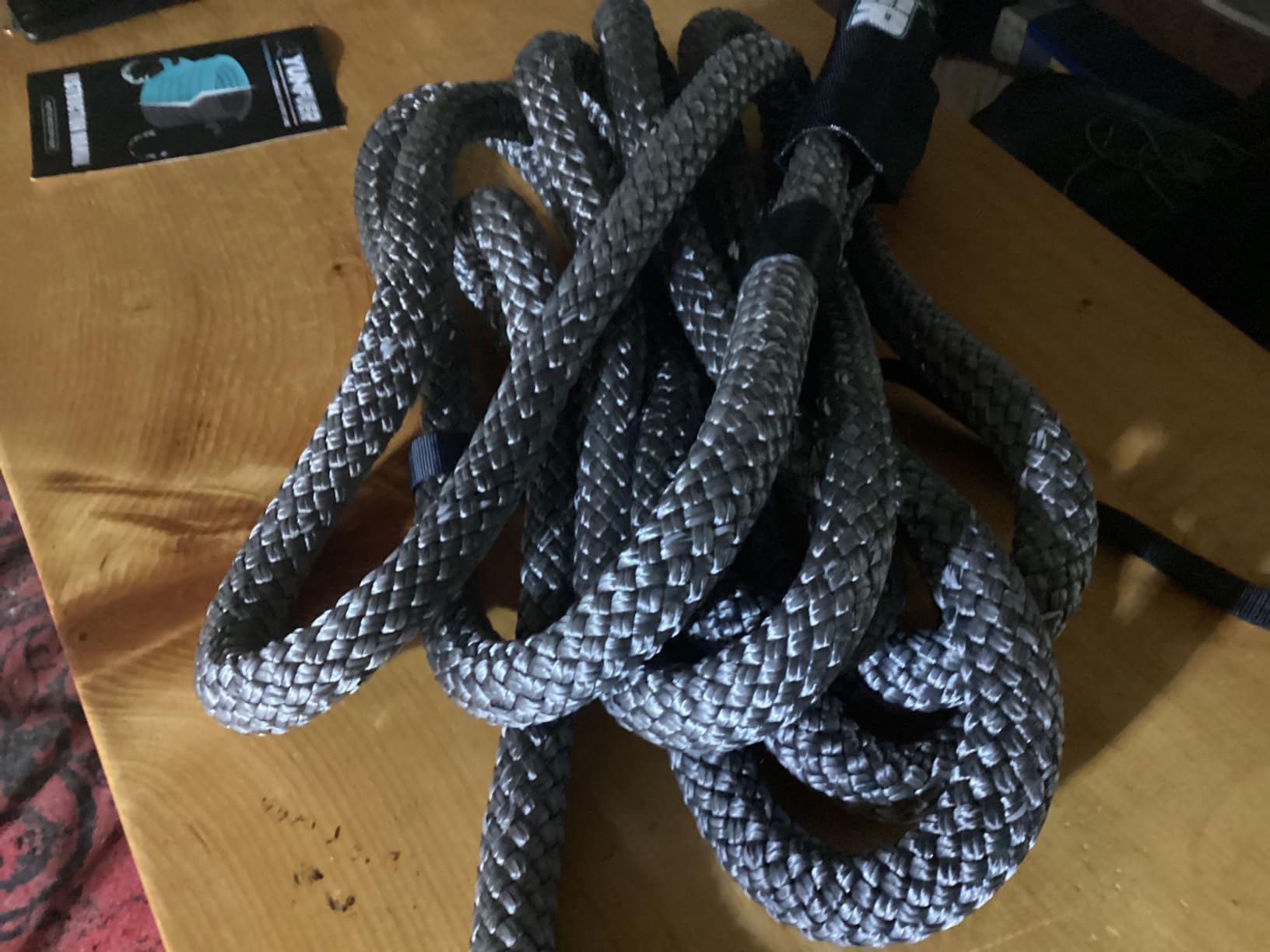 Heavy-Duty Kinetic Recovery Rope Kit – 56,000lbs, 1.26in x 30ft – Includes 2 Ultra-Strong UHMWPE Soft Shackles – 35%+ Elasticity for Off-Road Recovery, Towing & Emergency Use (Reflective) customer photo 2