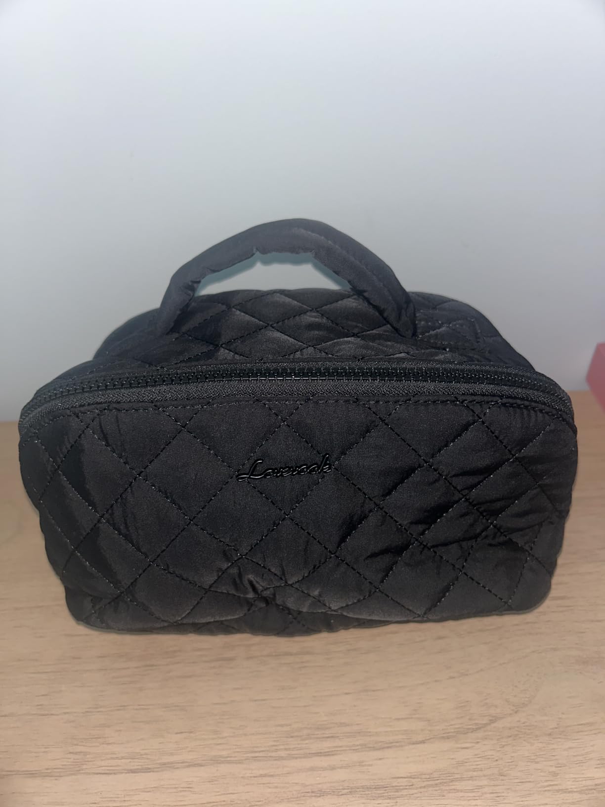 LOVEVOOK Travel Makeup Bag for Women, 2Pcs Puffer Waterproof Cosmetic Organizer customer photo 2