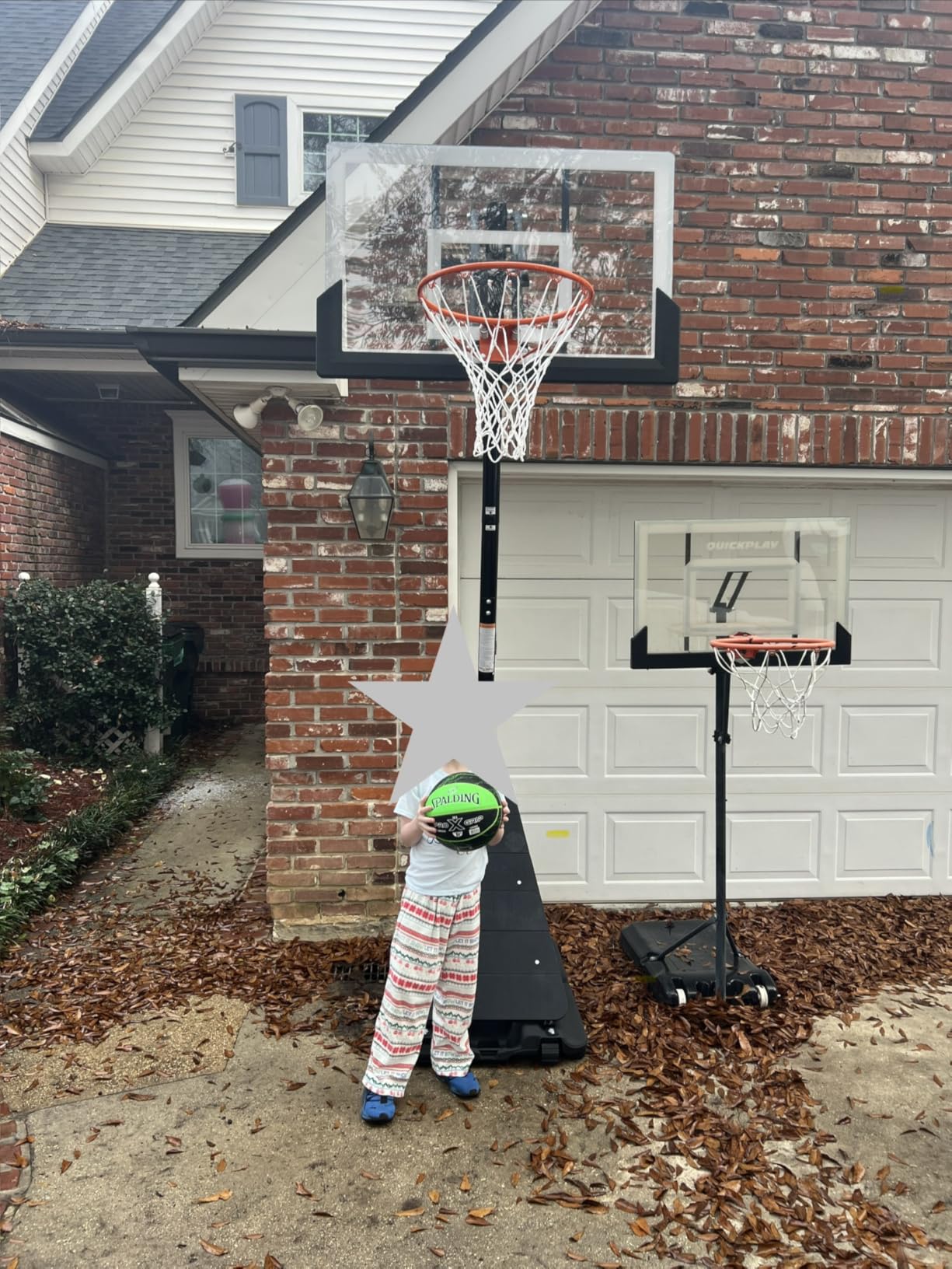 Feelwin Basketball Hoop Portable Outdoor Adjustable Goal for Kids Teens customer photo 2
