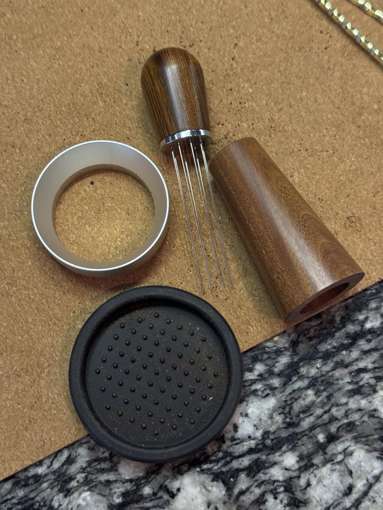 51mm Espresso Accessories Kit with Tamper, WDT Tool and Funnel customer photo 1
