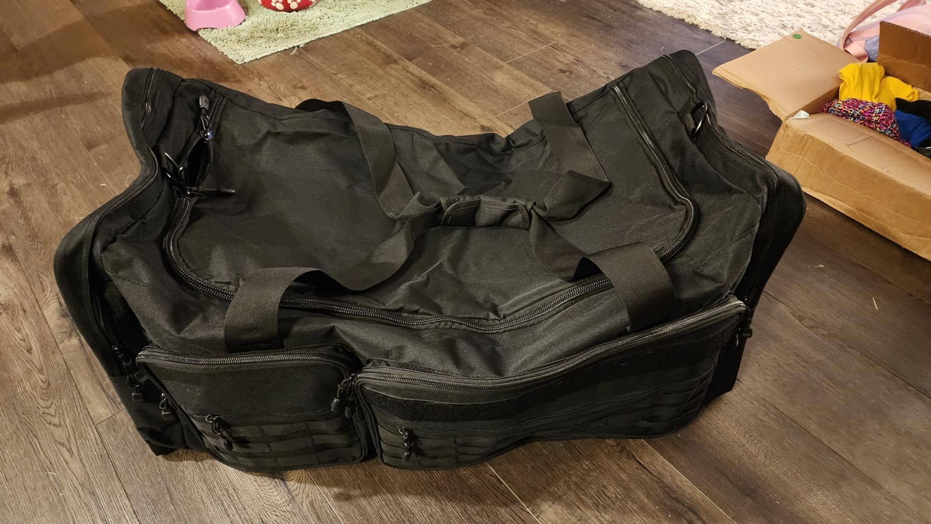 Goloni 130L Heavy Duty Large Duffle Equipment Bag,Catchers Gear Bag with Shoe Compartment,Baseball Duffle Bag customer photo 2