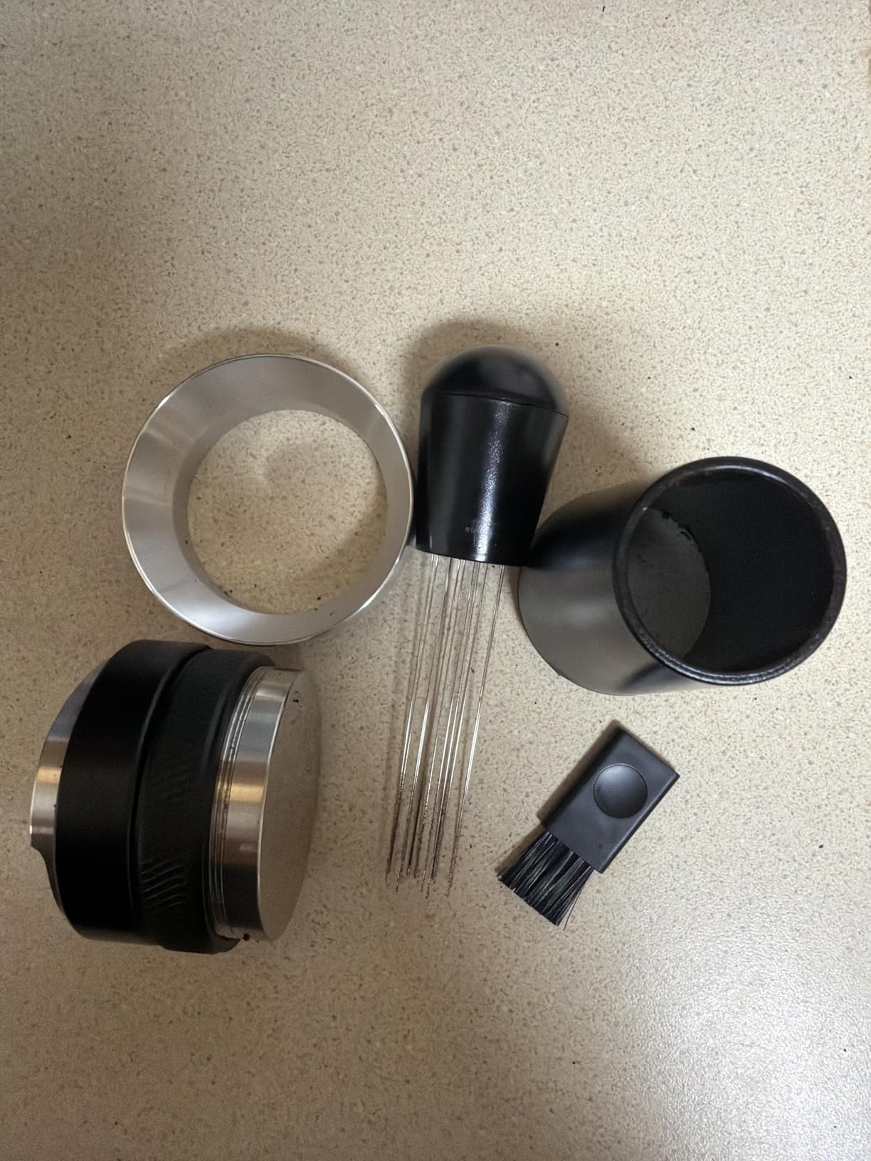 Reoszeank 51mm Espresso Accessories Kit, Distributor, Tamper, WDT, Funnel customer photo 2