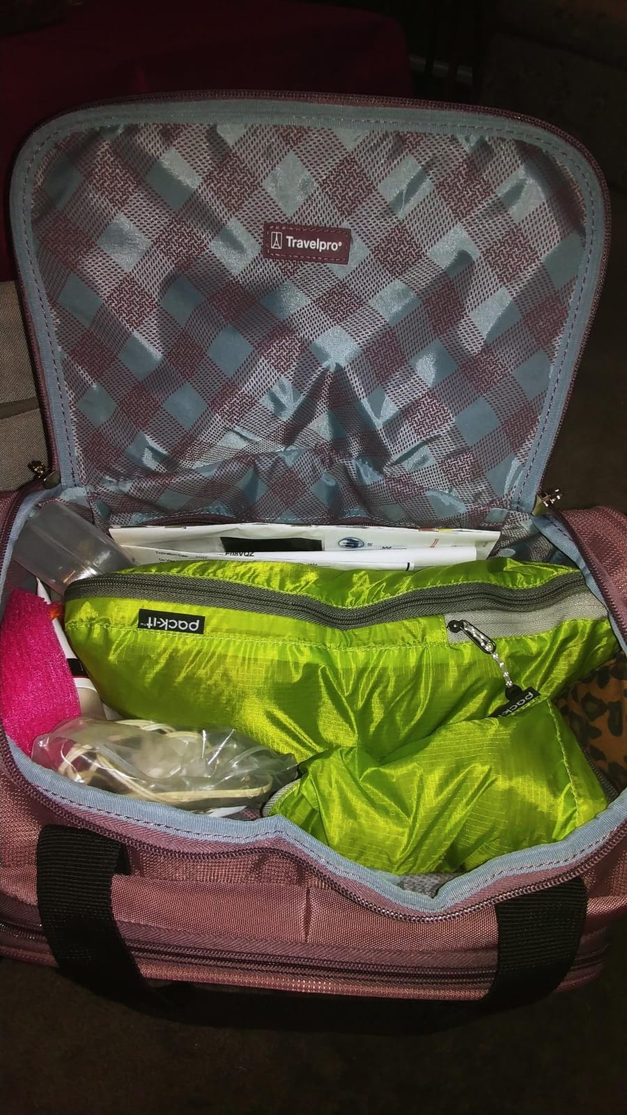 Travelpro Maxlite 5 Softside Carry-On Luggage Spinner, Forest, 21-Inch customer photo 2