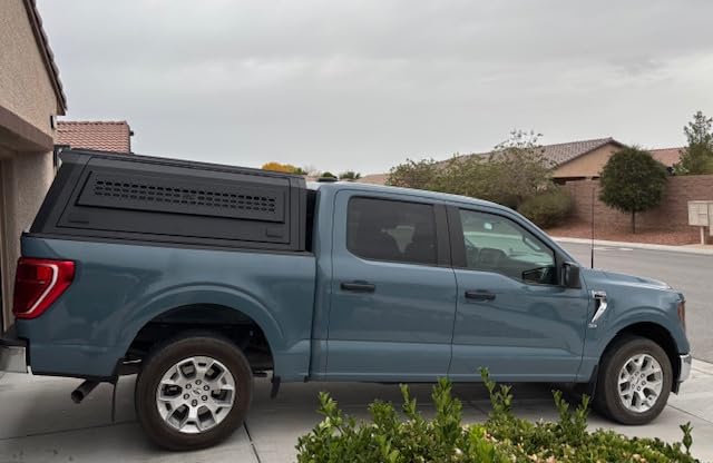 Rough Country Truck Bed Cap Topper for Ford F-150 (2021-2026) 5'7 Bed - Modular Design, Locking Gullwing Access Doors, Molle Panels, LED Interior Lighting customer photo 1
