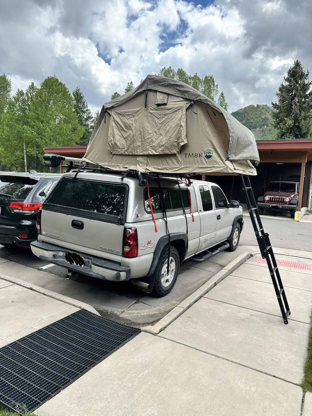 Overland Vehicle Systems LD TMBK 3 Soft Shell Roof Top Tent with Annex Combo, Tan Body & Green Rainfly with Green Annex customer photo 1