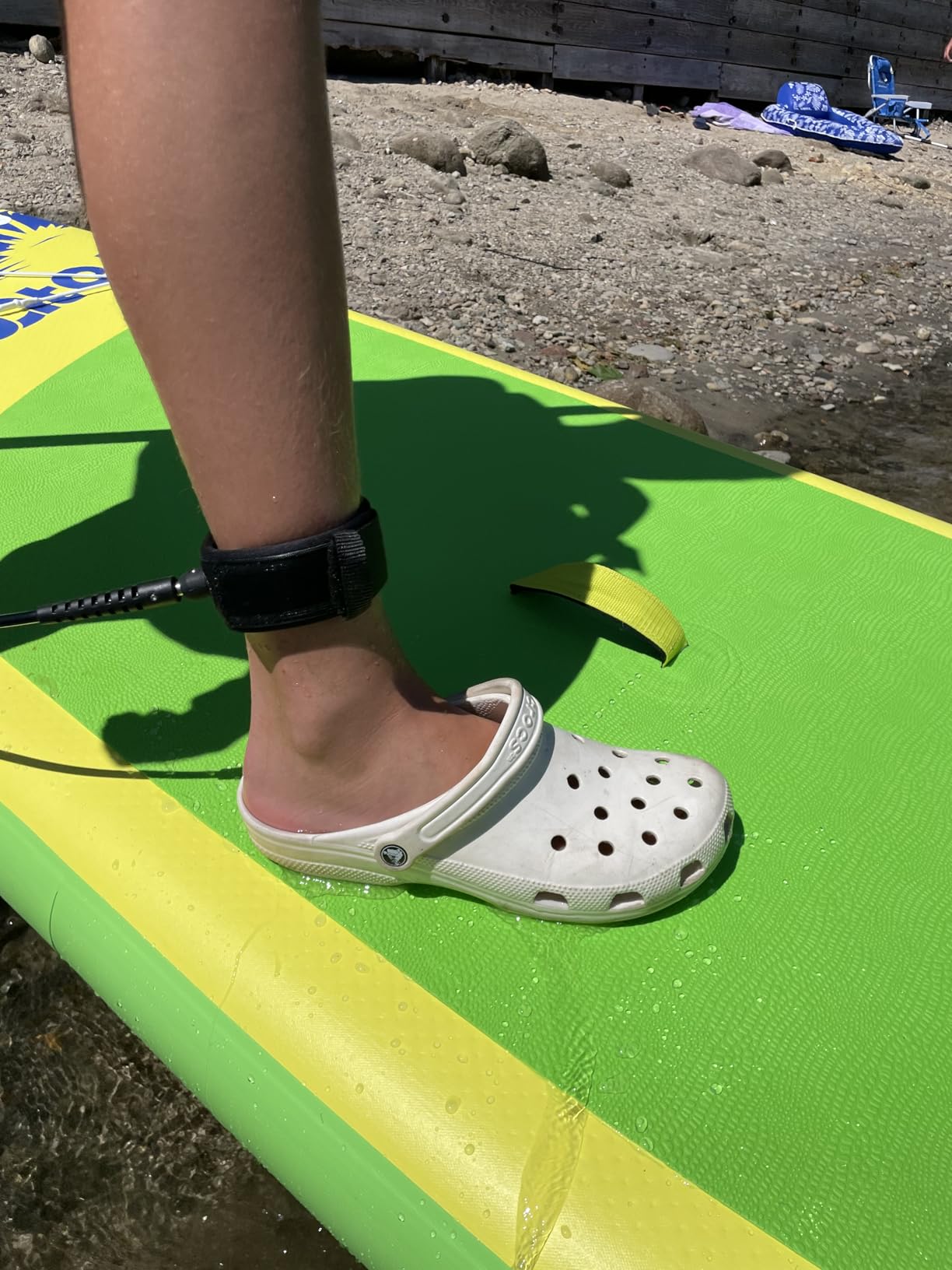Rock It Surf Premium Surfboard Leash, 6ft & 8ft Surf Board Leashes, 7mm Legrope Strap for Shortboard, Longboard or SUP Made with Recycled Materials, Extra Strength Velcro & Stainless Swivels customer photo 1