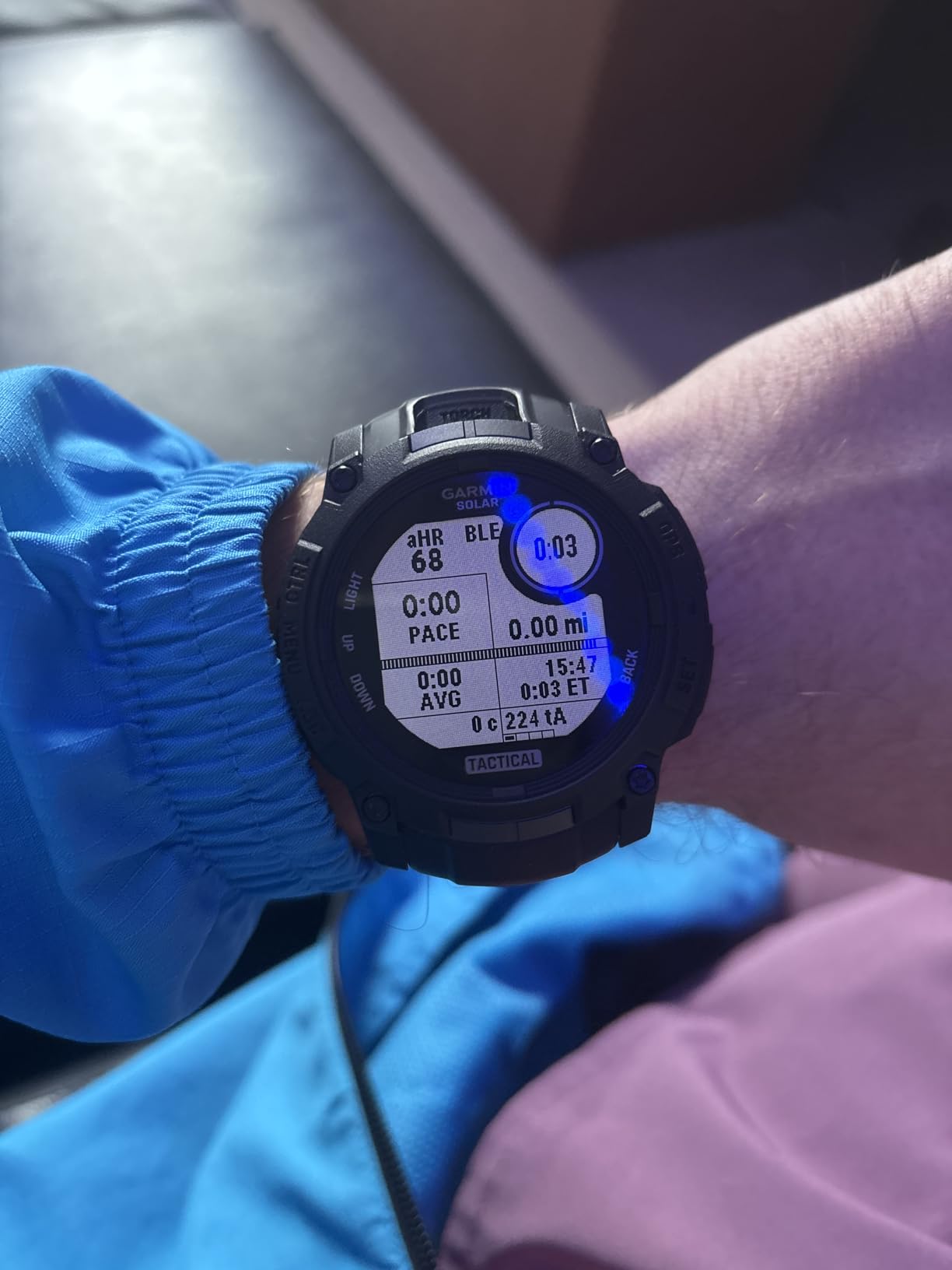Garmin Instinct® 3 Tactical, Solar, 45mm, Black | Outdoor GPS Smartwatch, Solar Charging, Dedicated Tactical Features, Metal-Reinforced Bezel, Built-In Flashlight customer photo 2