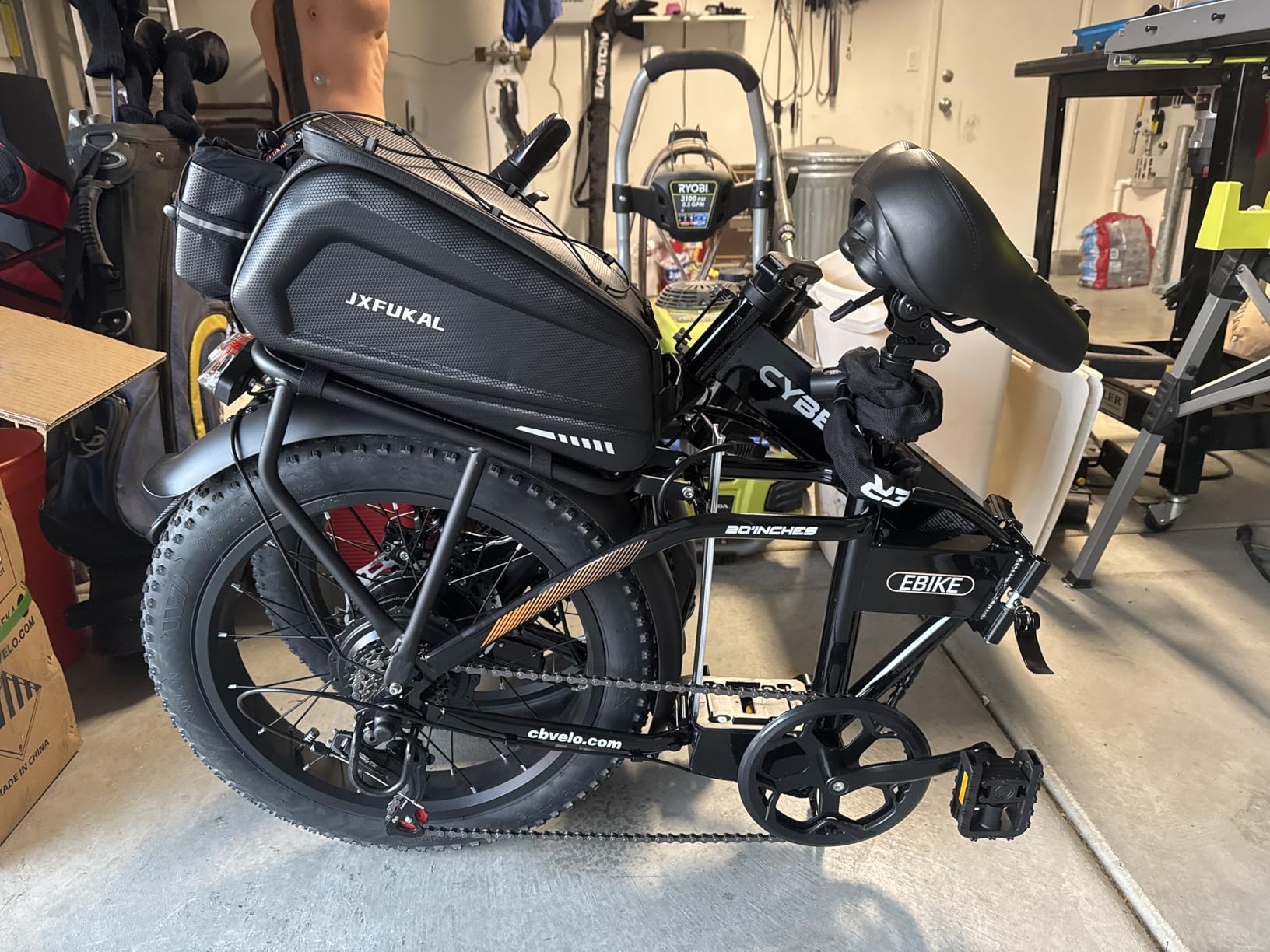Folding Electric Bike for Adults, E-Bike,Compact Utility Electric Bicycle customer photo 2