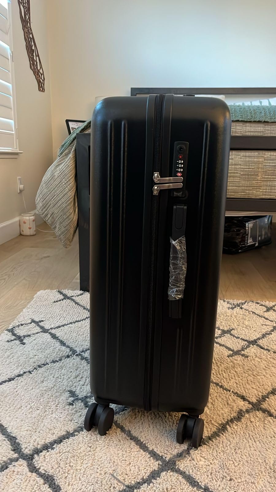 2025 Upgraded Wine Suitcase for Airplanes 12 Bottle, Thickened Wine Luggage for Airplane Travel with TSA Approved Lock and 360 Rotating Wheels, Wines Travel Suitcase with Removable Insert customer photo 2