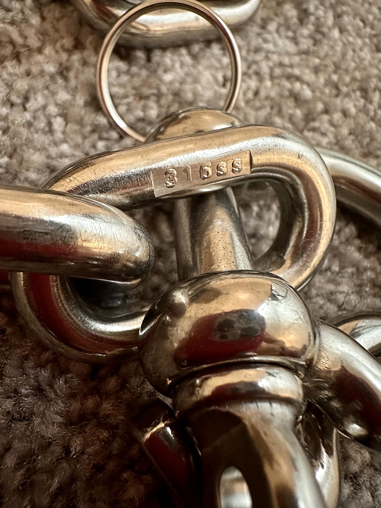 WAVESRX Stainless Steel Anchor Chain for Boats, Jet Skis & PWC | Premium Marine Grade Zero-Rust Boat Anchor Chain with Anti-Lost Dual Link Shackles | Must-Have Boat Accessories customer photo 2