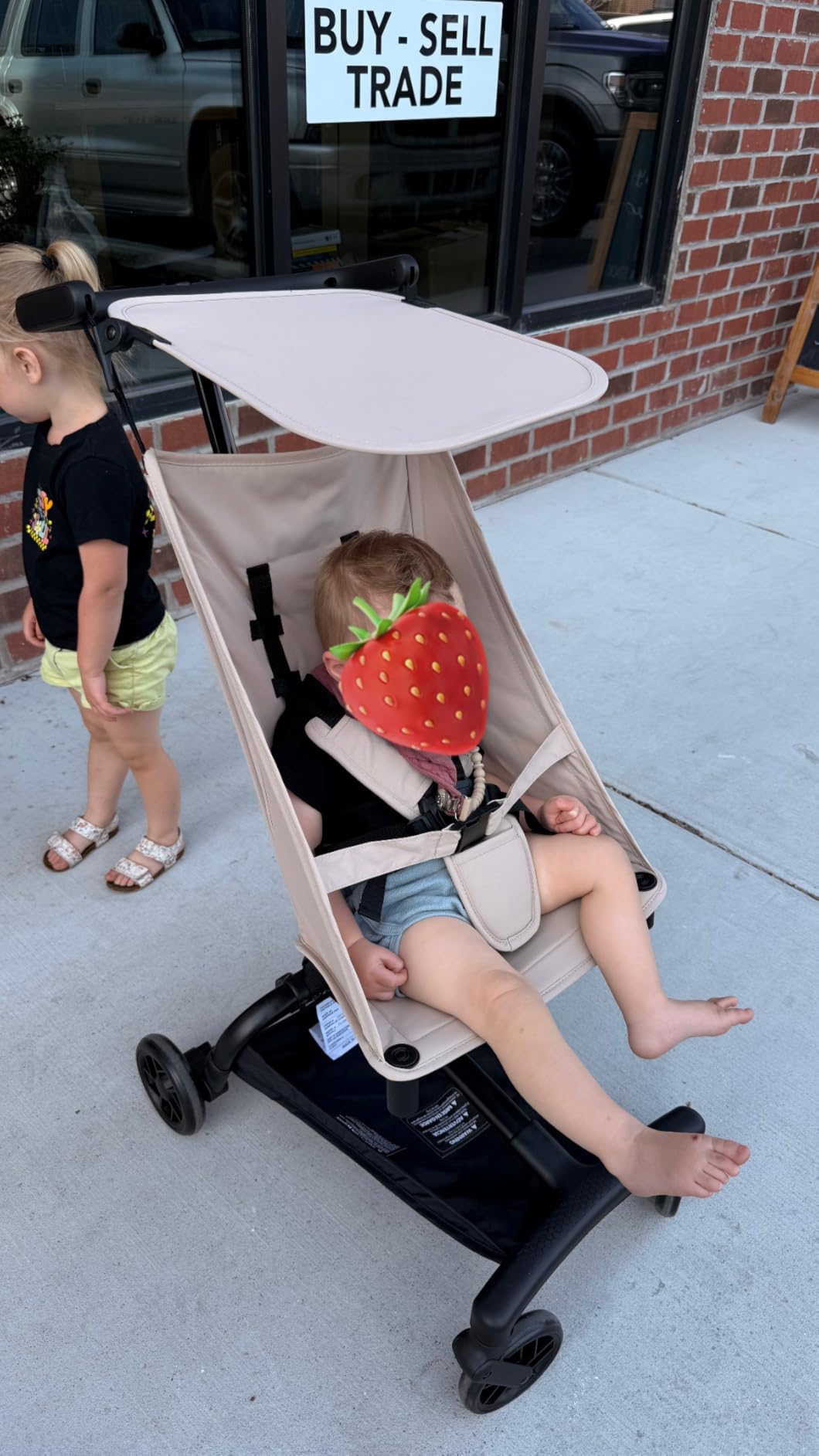Mompush Jeto Ultra-Lightweight Travel Stroller Only 9.8lbs | Compact baby & toddler stroller, one-hand fold, airplane cabin approved, all-terrain wheels customer photo 2