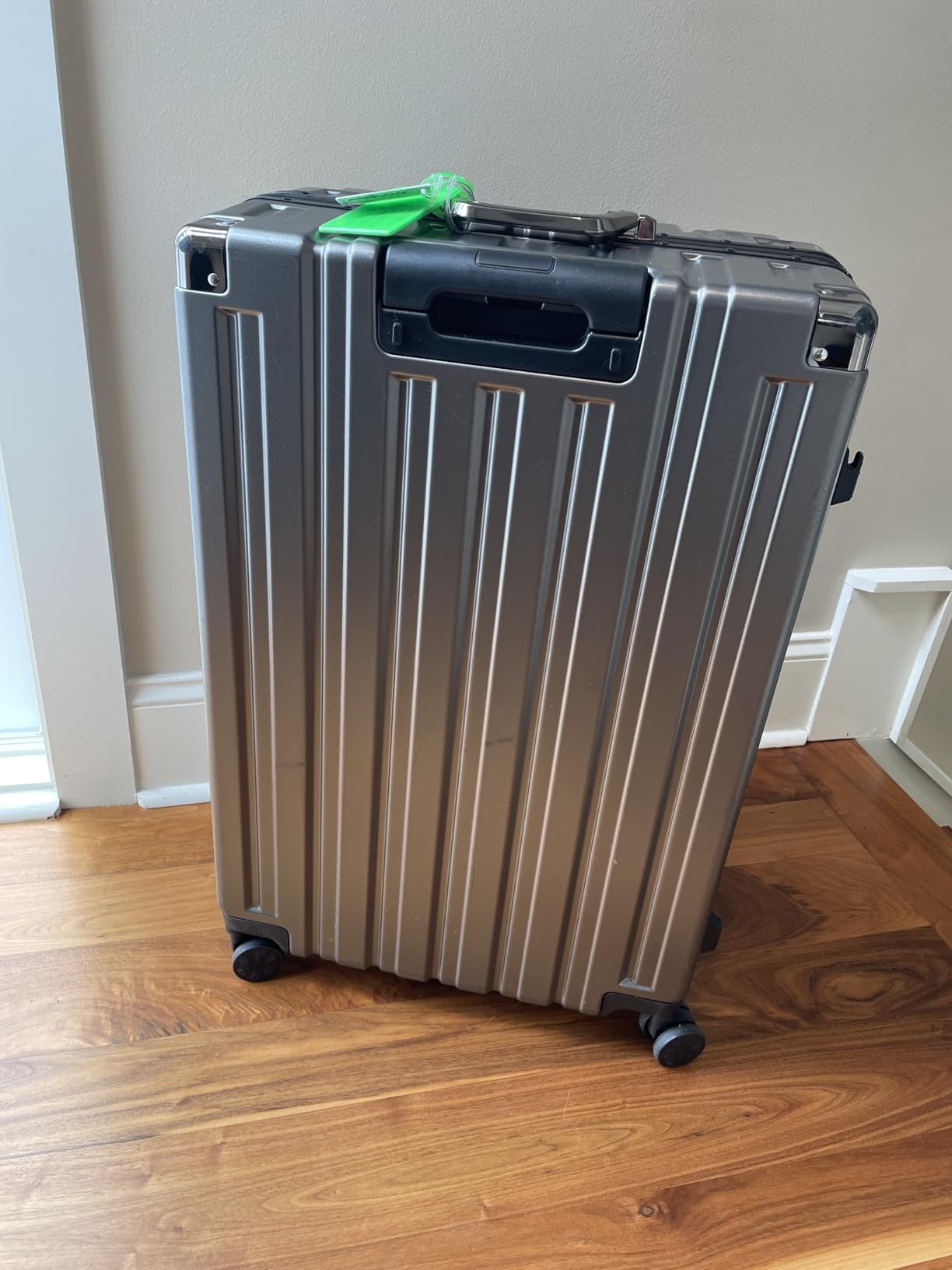 Krute Zipperless Luggage Set 2 Pieces Aluminum Frame Hard Shell Suitcases customer photo 2