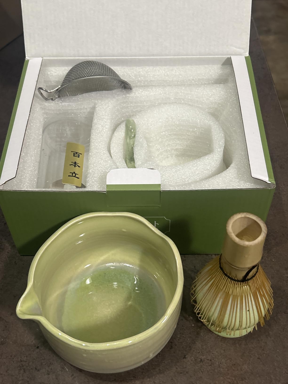JBER Matcha Whisk Set, 7PCS Matcha Set with Bamboo Whisk and Ceramic Bowl customer photo 1