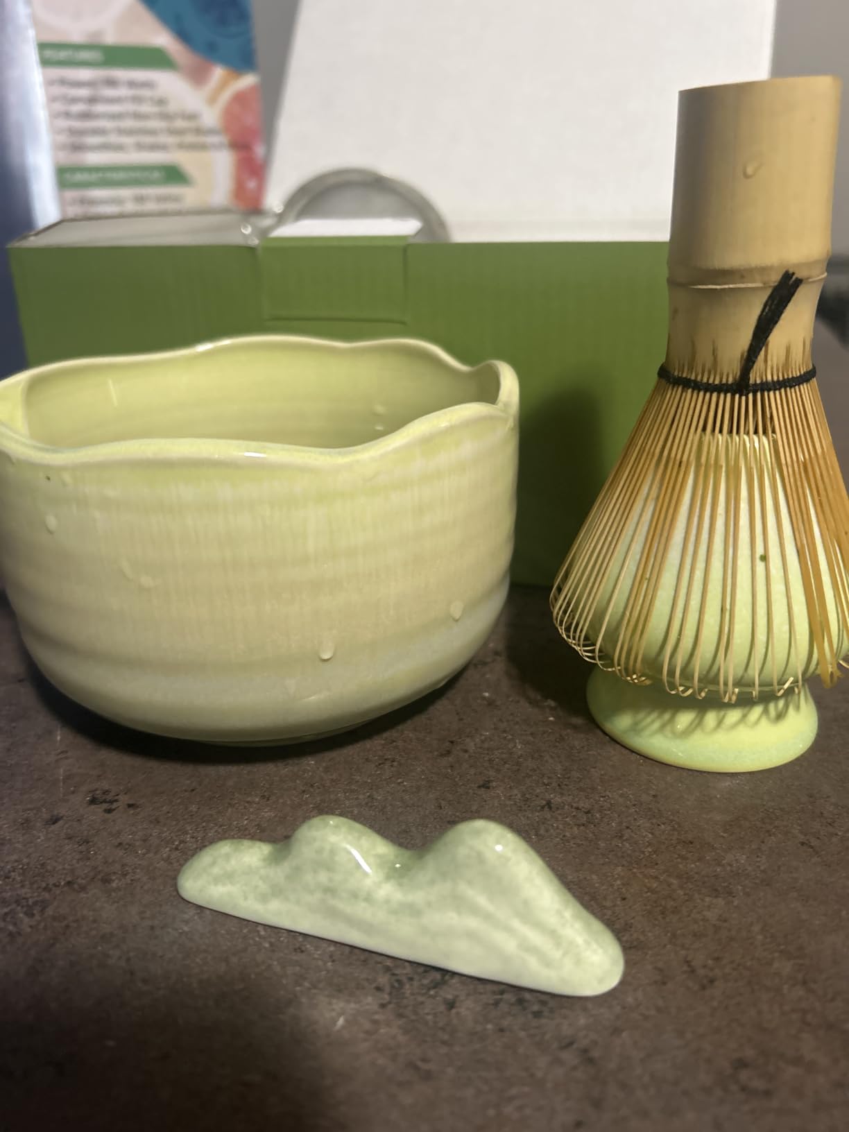 JBER Matcha Whisk Set, 7PCS Matcha Set with Bamboo Whisk and Ceramic Bowl customer photo 2