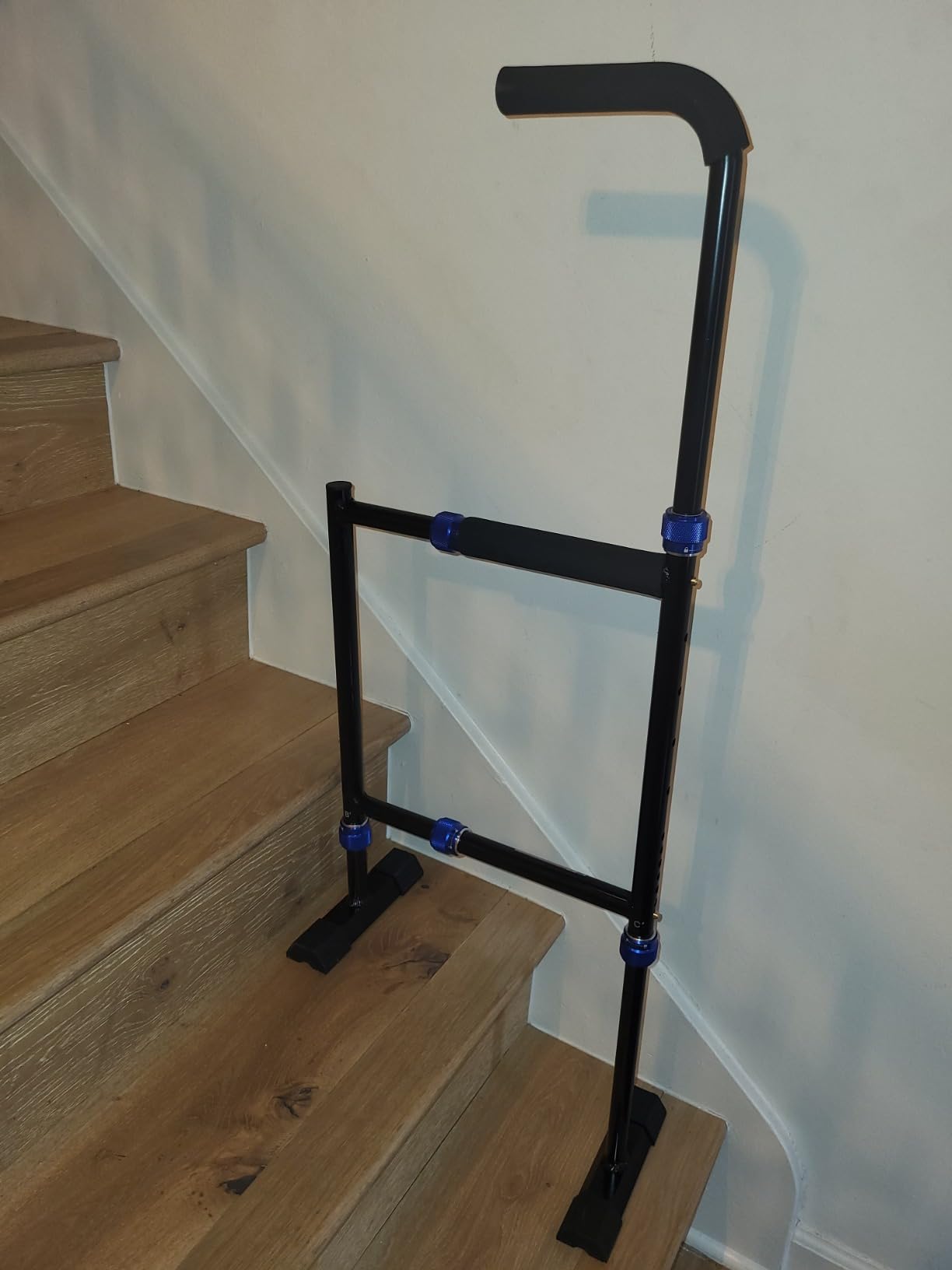 2-in-1 Stair Assist Cane & Standing Aid for Seniors | Wide anti-slip base, ultra sturdy bracket, dual-use design for stairs, couch, bathroom and bedside daily support customer photo 2
