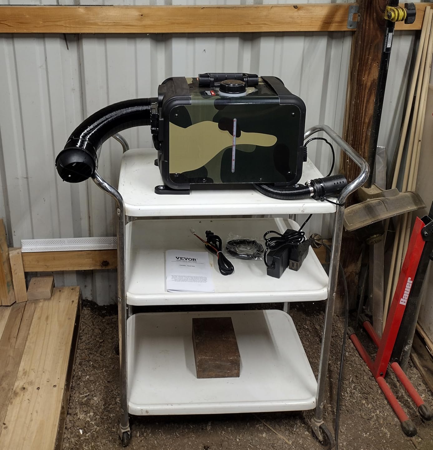VEVOR Diesel Heater 8KW, DC 12V/24V, All in One Portable Diesel Heater with Bluetooth APP Control, Remote Control and LCD Screen, 1.3 Gal Fuel Tank for Trucks, Vans, RVs, Campers, and Garages customer photo 2