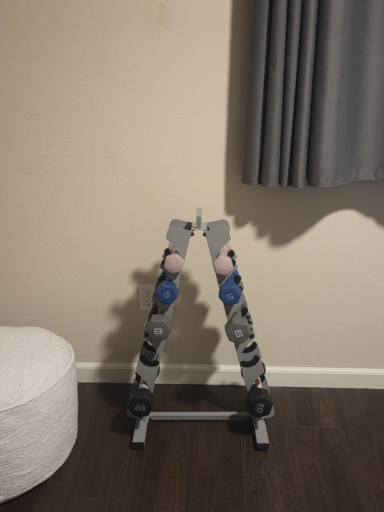 TomCare 6-Tier|5-Tier|4-Tier|2-Tier Dumbbell Rack Stand Only for Home Gym customer photo 1