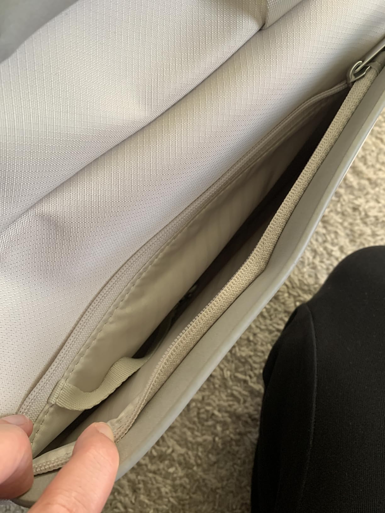 Samsonite Paralux Weekender Duffel Bag, Travel Carry-On Bag with Wide Opening, Drop-Bottom Shoe & Laundry Compartment, AirTag Holder, StackIt Strap - Stone Grey customer photo 1