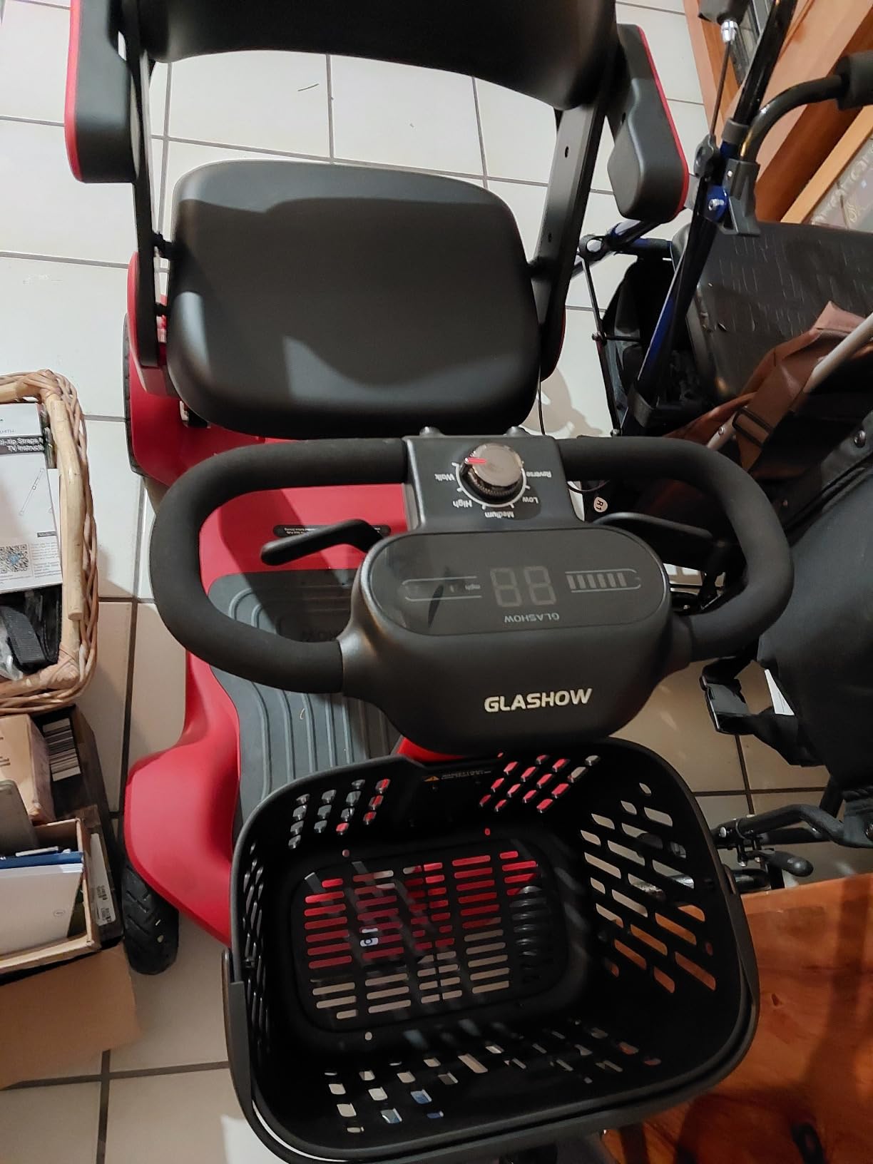 PAISEEC S3 Mobility Scooter for Seniors, 25/40 Mi, 2-Step Fold, Lightweight customer photo 1