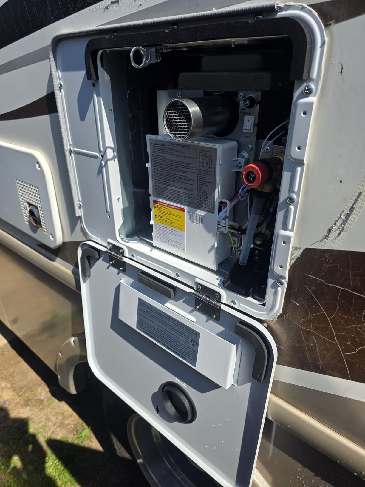 ORBEK RV Tankless Water Heater, Propane, 12V DC, For RV Family & Camper | High-Altitude Performance, Continuous On-Demand Hot Water, Remote Temperature Control, Built for RV Travel, CSA Certified customer photo 2