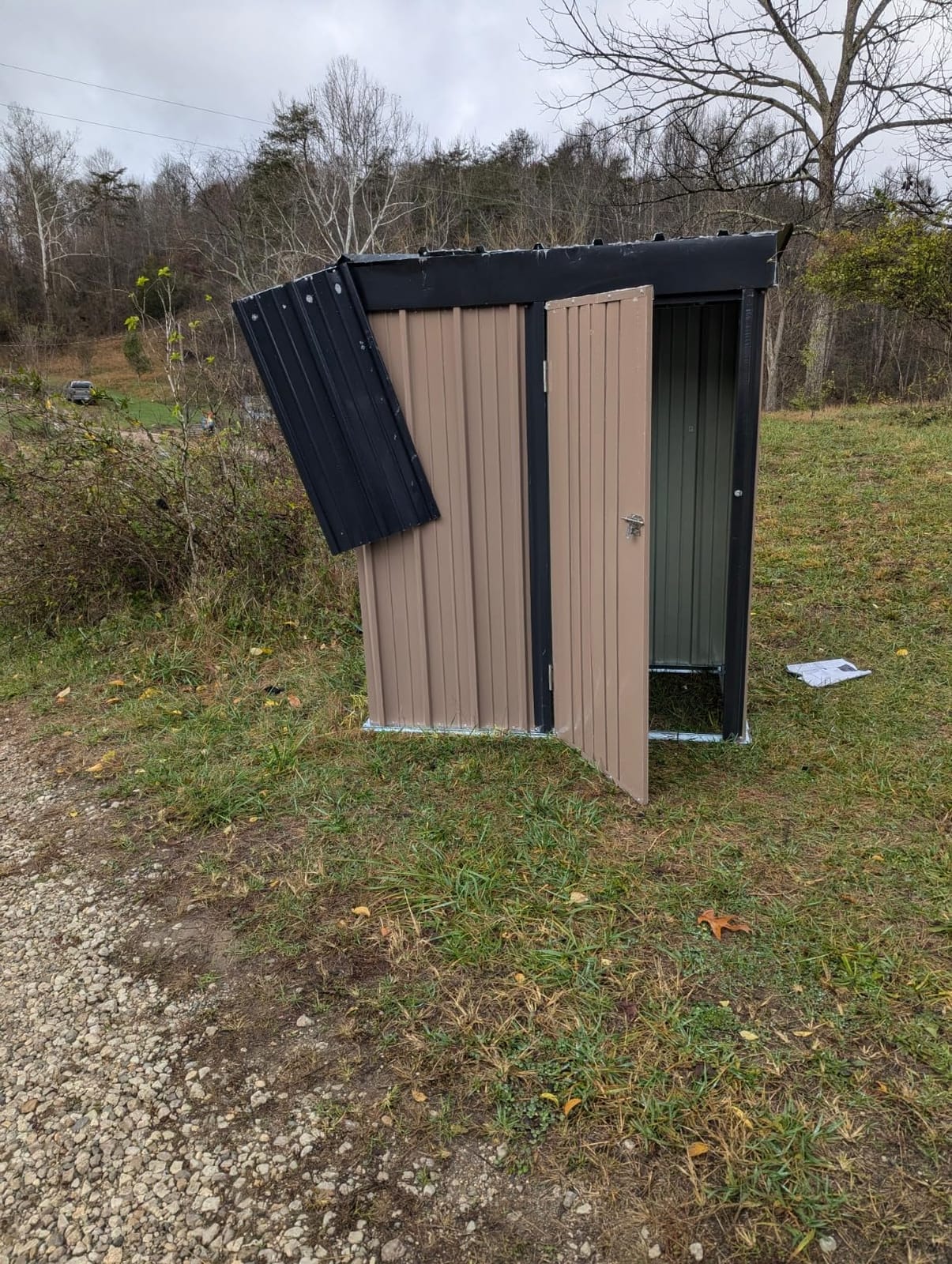 Greesum 10x8FT Outdoor Storage Shed Utility Tool Shed Gray customer photo 1