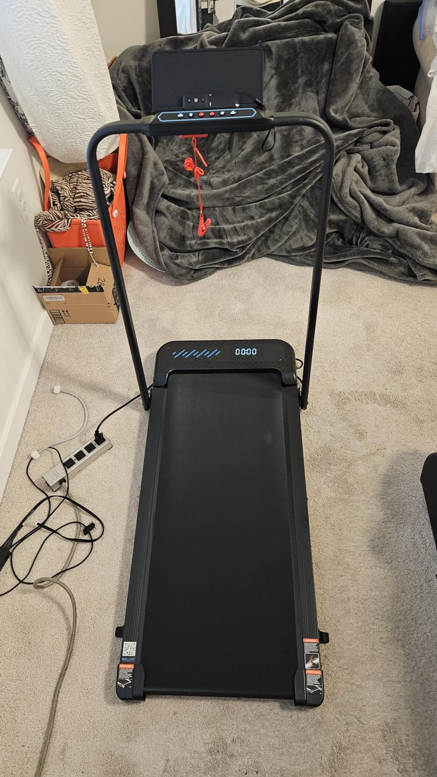 Cardirun Walking Pad with Incline and Stable Handle Bar, Foldable Treadmill customer photo 2