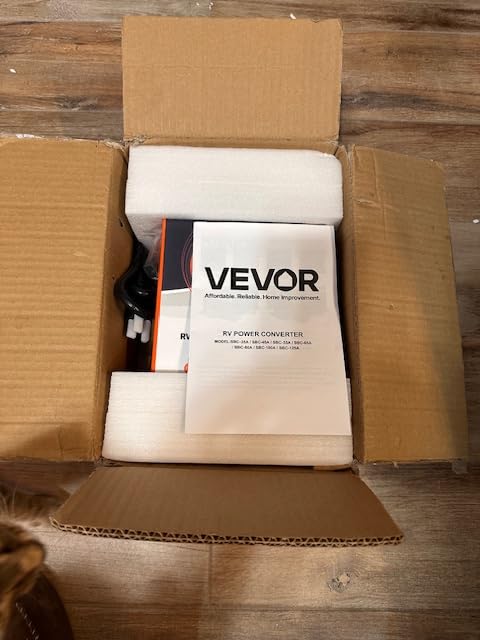 VEVOR RV Power Converter, 55 Amp, 110V AC to 12V DC RV Converter Battery Charger, Multi Stage Smart Charging, 13V to 16.5V Operating Range, Compatible with Lithium & Lead Acid Battery, for Camper customer photo 2
