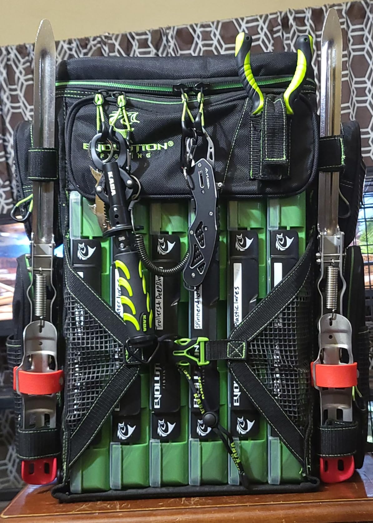 Evolution Fishing Drift Series Tackle Backpack, Outdoor Rucksack w/ 6 Fishing Tackle Trays customer photo 1