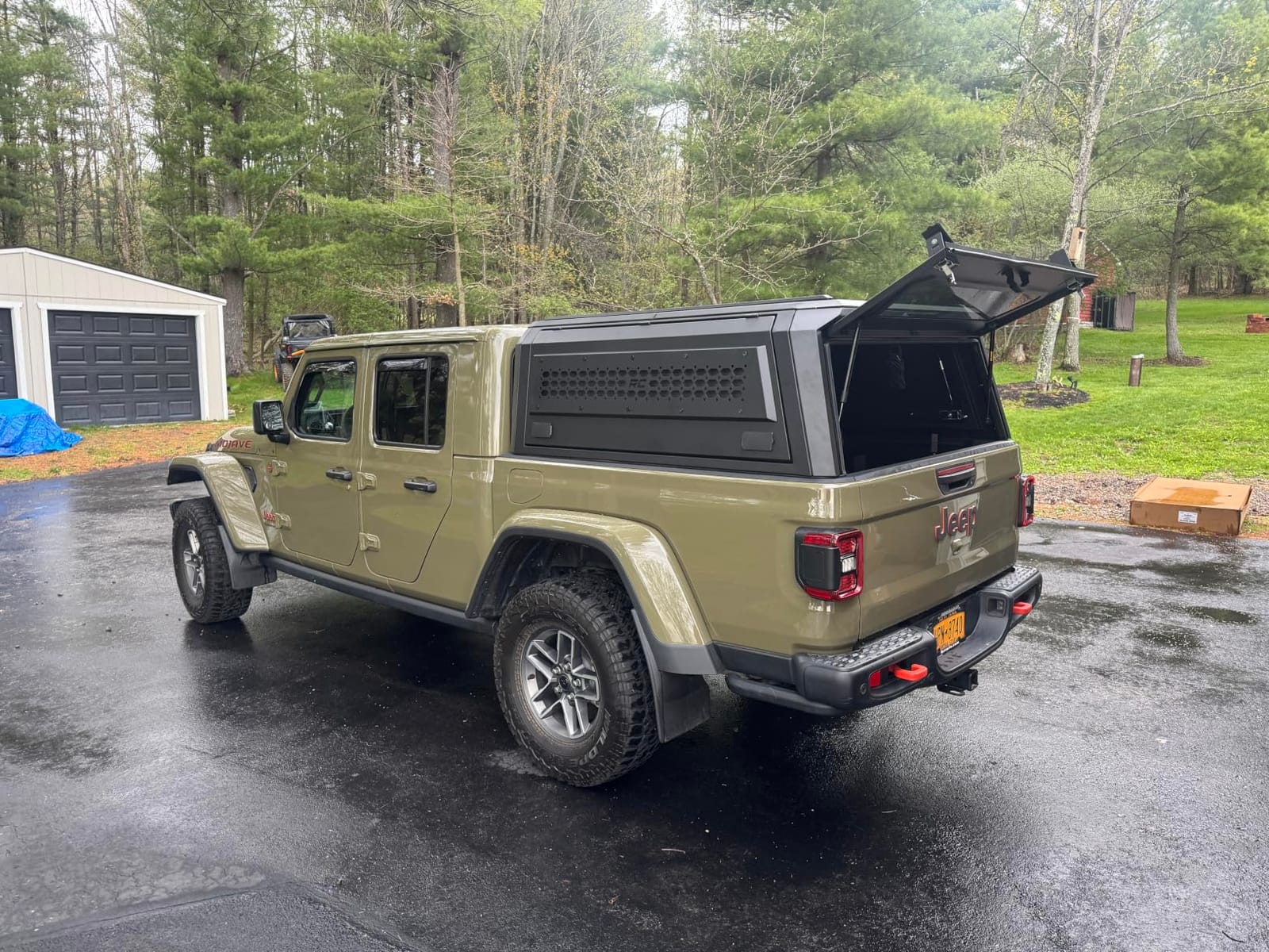 Rough Country Truck Bed Cap Topper for Jeep Gladiator (2020-2025) - Modular Design, Locking Gullwing Access Doors, Molle Panels, LED Interior Lighting customer photo 2