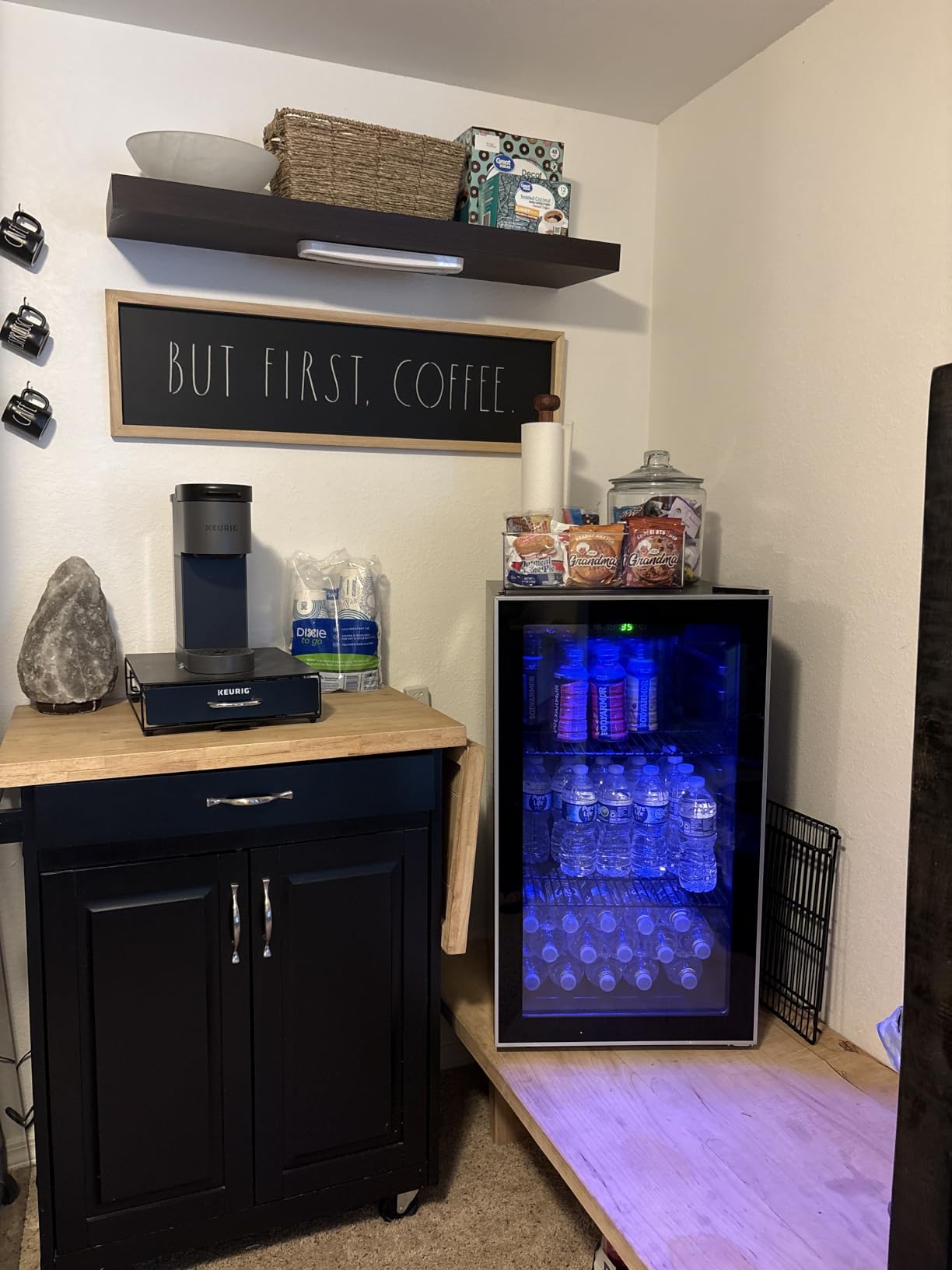 Electactic Wine Cooler 37 Bottle Freestanding Fridge with Stainless Steel Reversible Glass Door, 145 Can Beverage Refrigerator Quiet Compressor for Home Kitchen Bar, 4.5 Cu.ft Silver customer photo 2