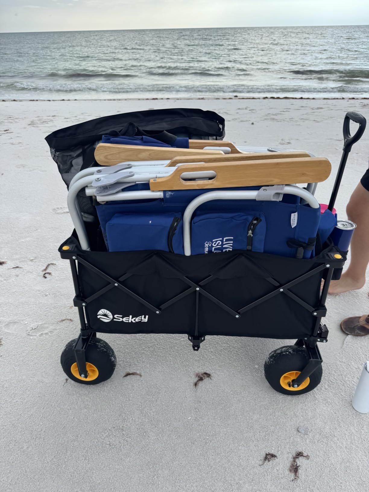 Sekey Heavy Duty Beach Wagon with 9