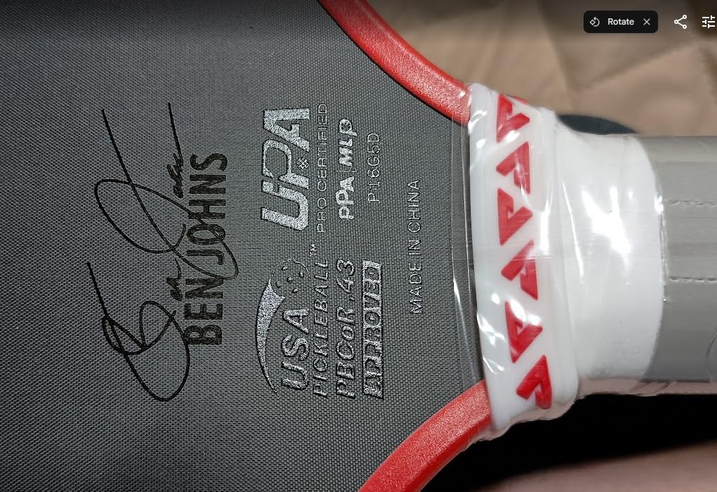 JOOLA Pro V Pickleball Paddle - 14mm/16mm - Raw Carbon Fiber Textured Surface - Enhanced Frame & Propulsion Core, USAPA & UPA-A Certified, NFC Chip Enabled, Premium Control & Lightweight Performance customer photo 1