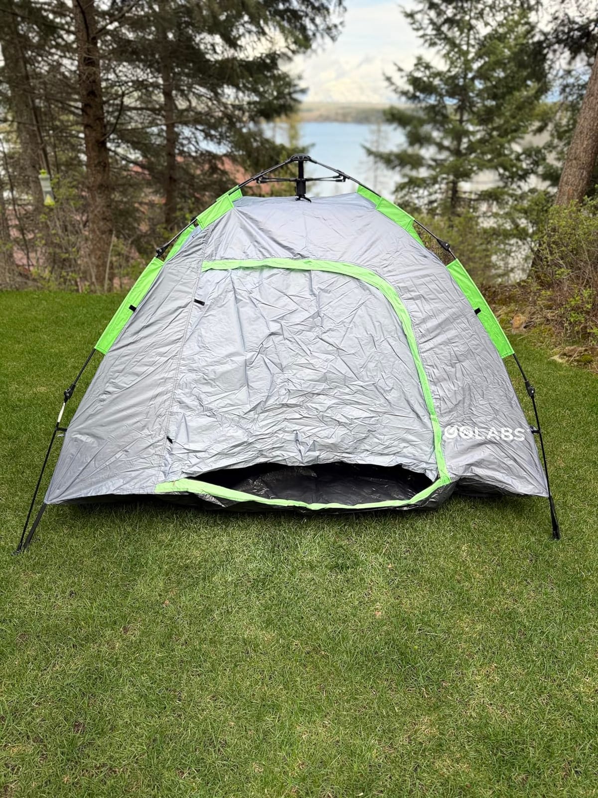 Golabs Pop Up Camping Tent for 2/3 Person, Quick Setup by Pre-Attached Pole | 4 Side Mesh, Ventilation, Lightweight, Portable, 2/3/4 Person Instant Tent, Carry Bag, Inner Pocket&Hook, for Park/Outdoor customer photo 1